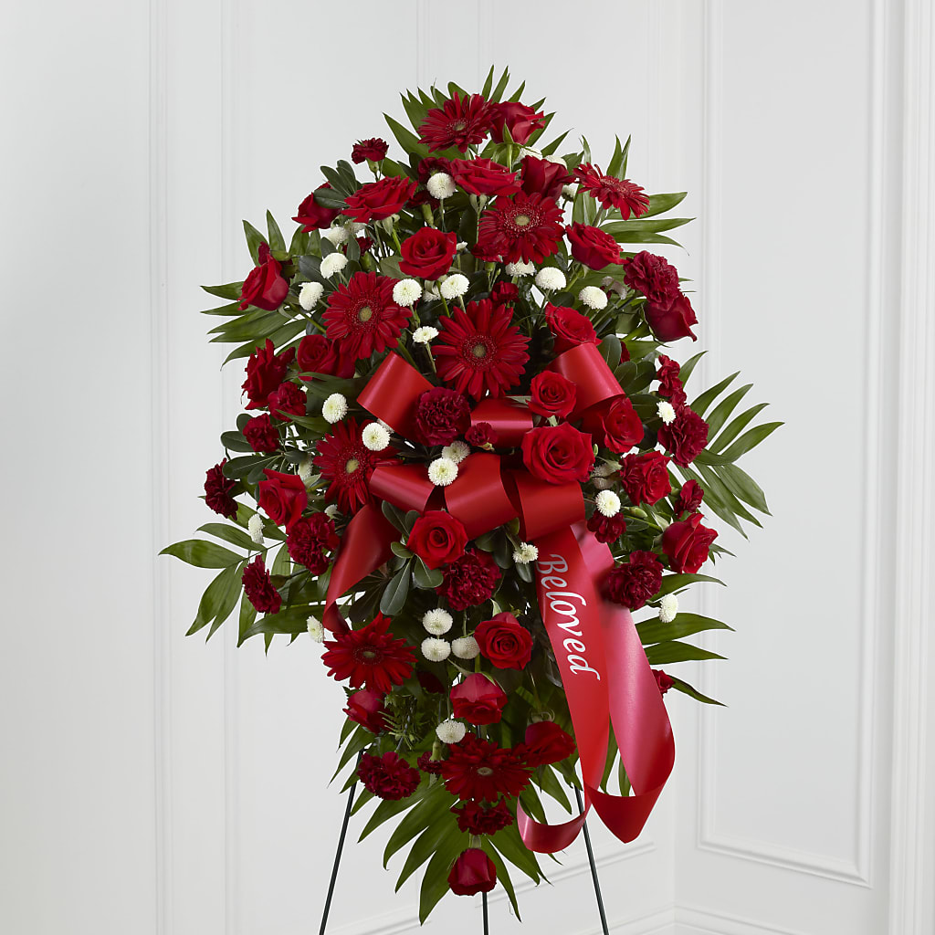 Treasured Memories Standing Spray – MC INERNEY'S FLOWER SHOP & GREENHOUSE, Middletown CT