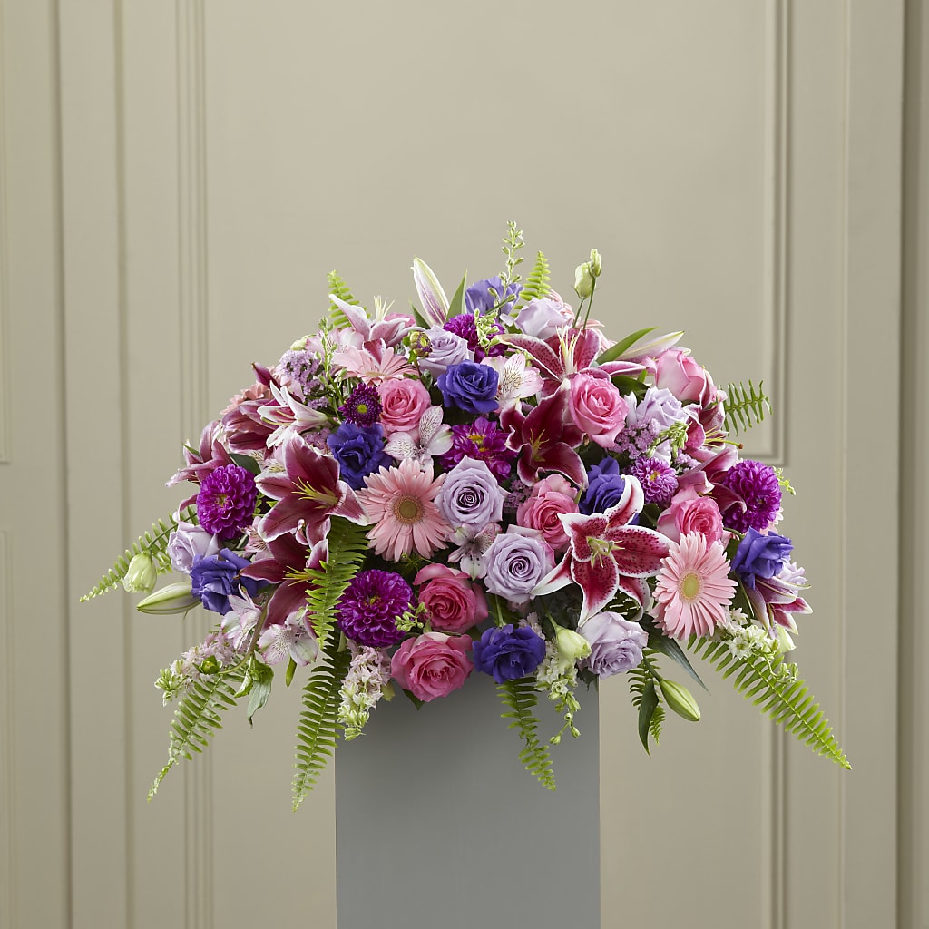 Fare Thee Well Pedestal – MC INERNEY'S FLOWER SHOP & GREENHOUSE, Middletown CT