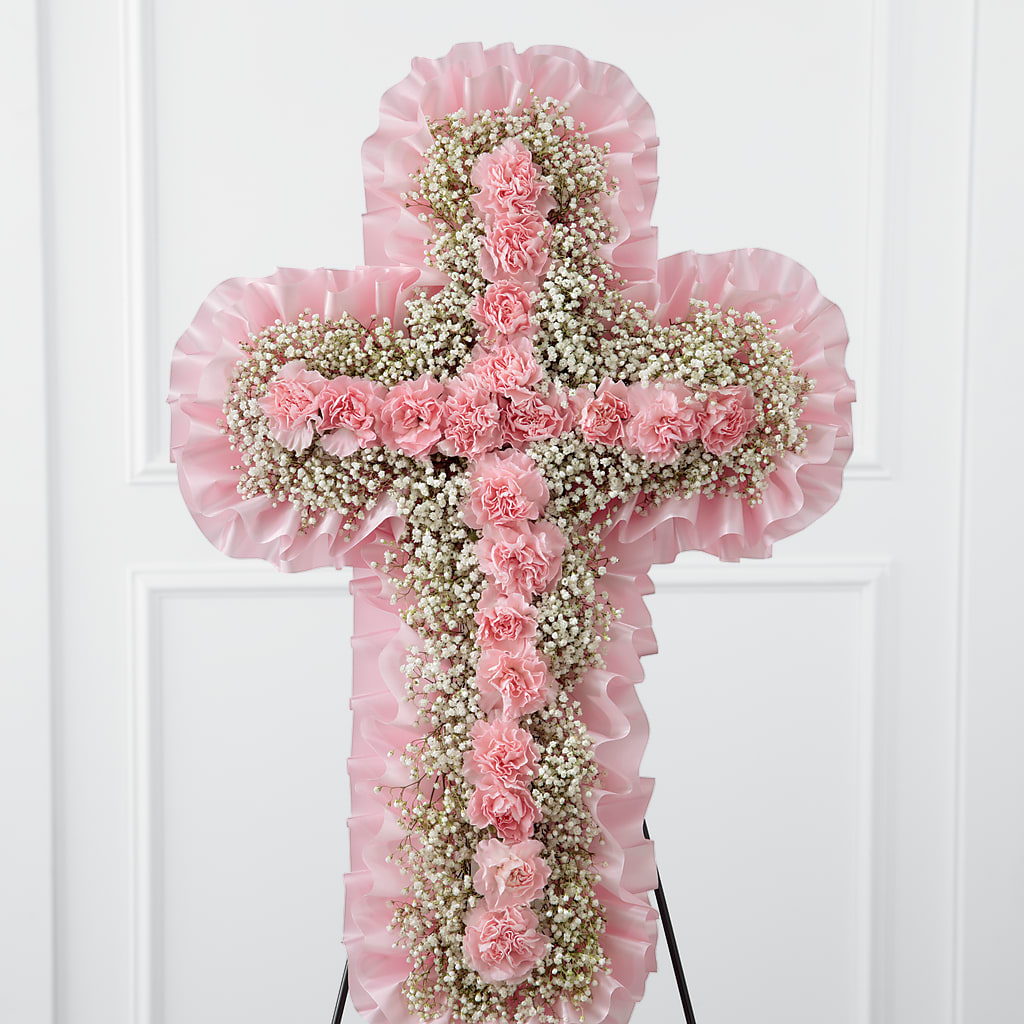 Angel's Cross Easel – MC INERNEY'S FLOWER SHOP & GREENHOUSE, Middletown CT