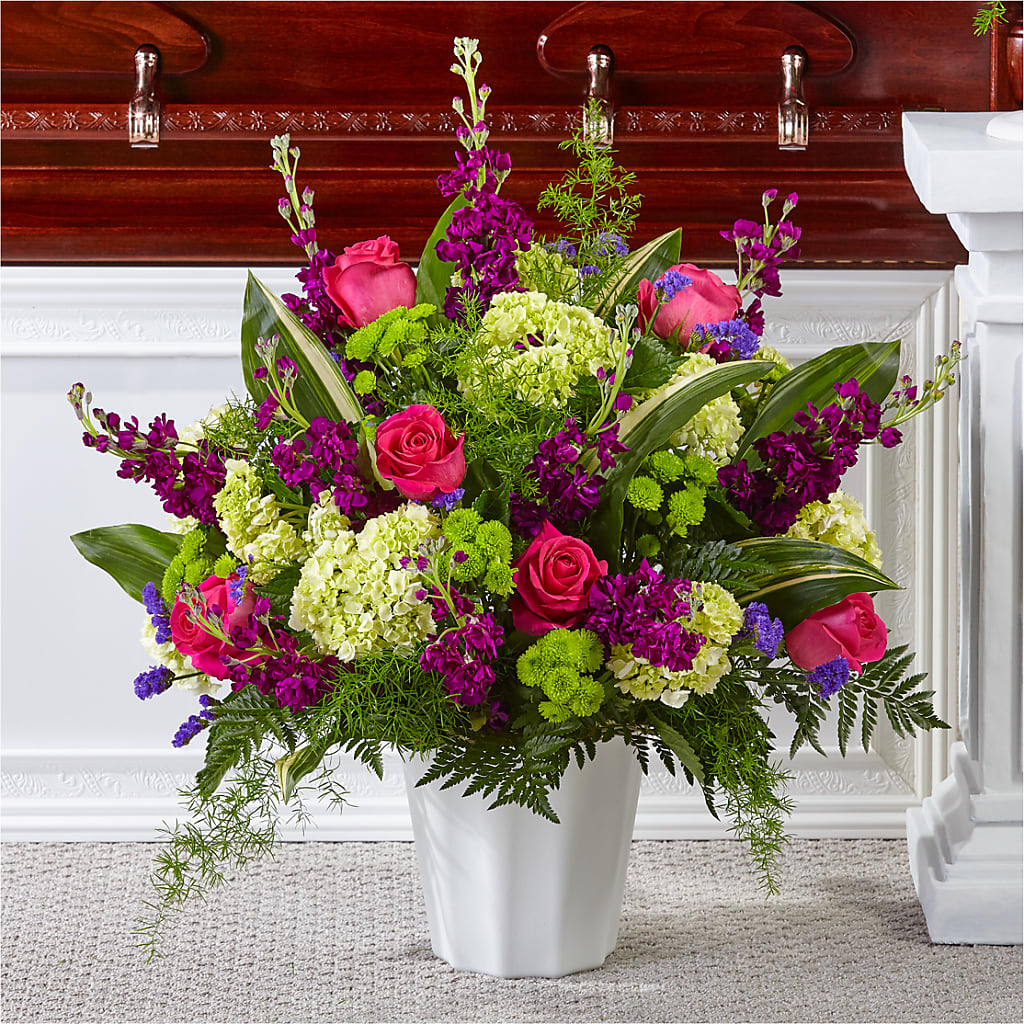 Beautiful Horizons Floor Basket – MC INERNEY'S FLOWER SHOP & GREENHOUSE, Middletown CT