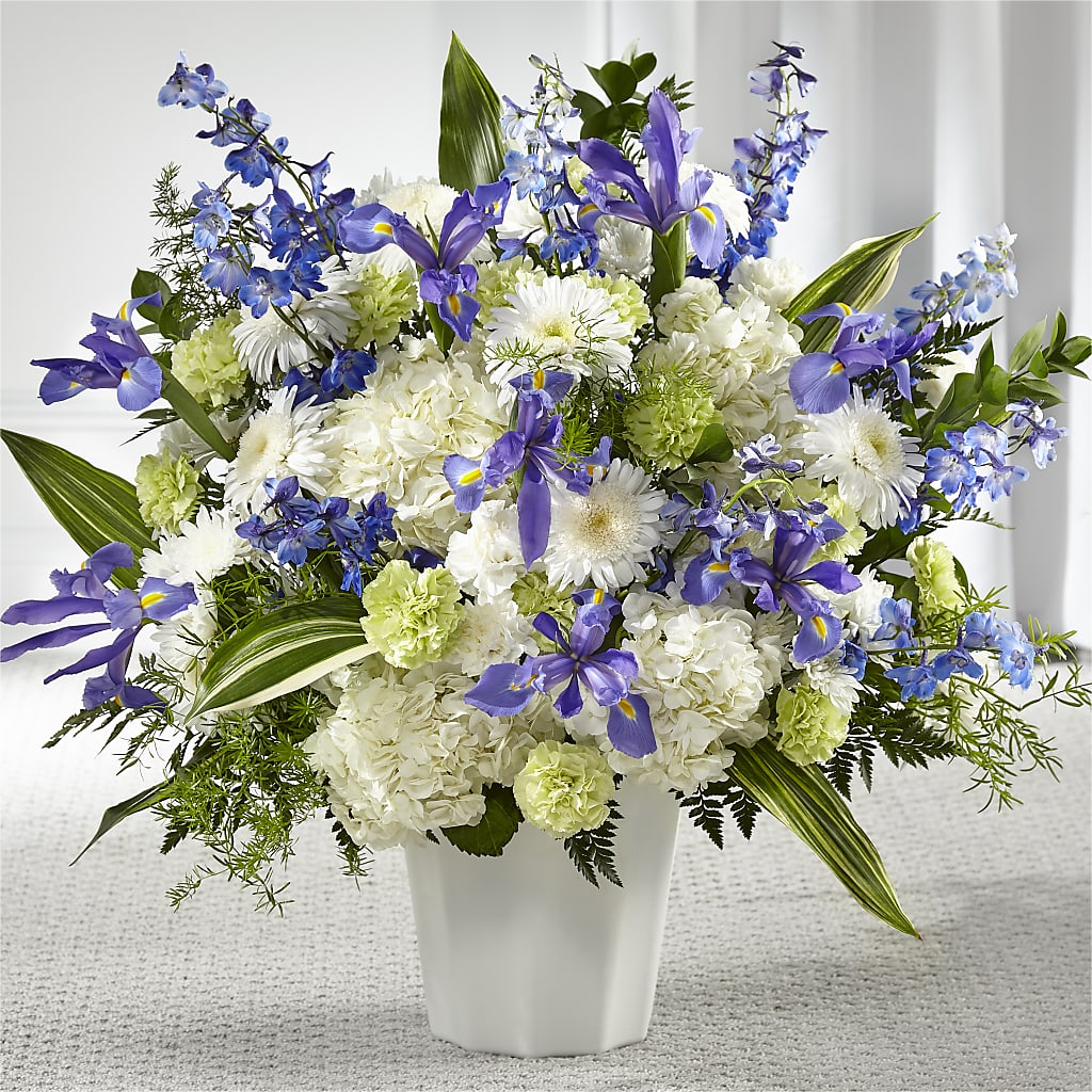 Soft Serenity Floor Basket – MC INERNEY'S FLOWER SHOP & GREENHOUSE, Middletown CT