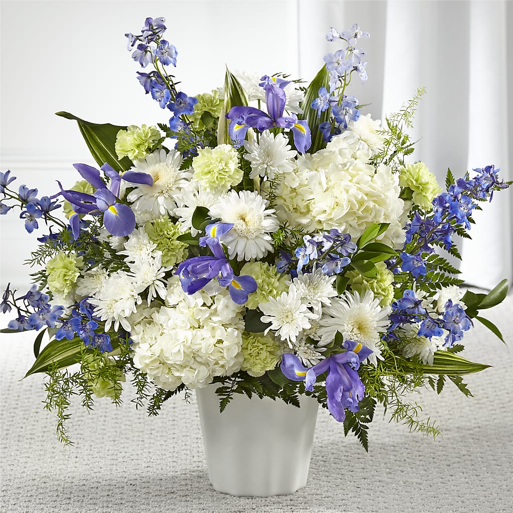 Soft Serenity Floor Basket – MC INERNEY'S FLOWER SHOP & GREENHOUSE, Middletown CT