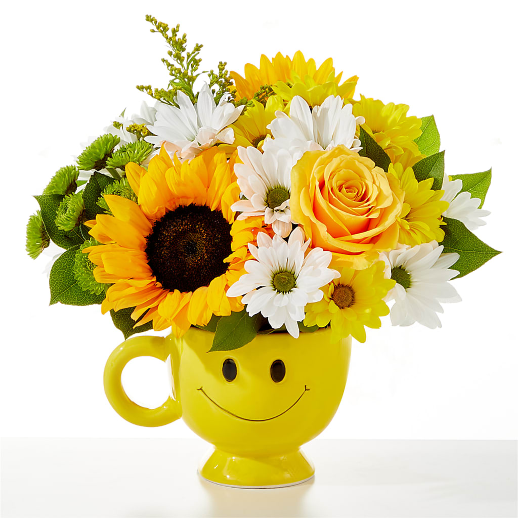 Be Happy Bouquet – MC INERNEY'S FLOWER SHOP & GREENHOUSE, Middletown CT