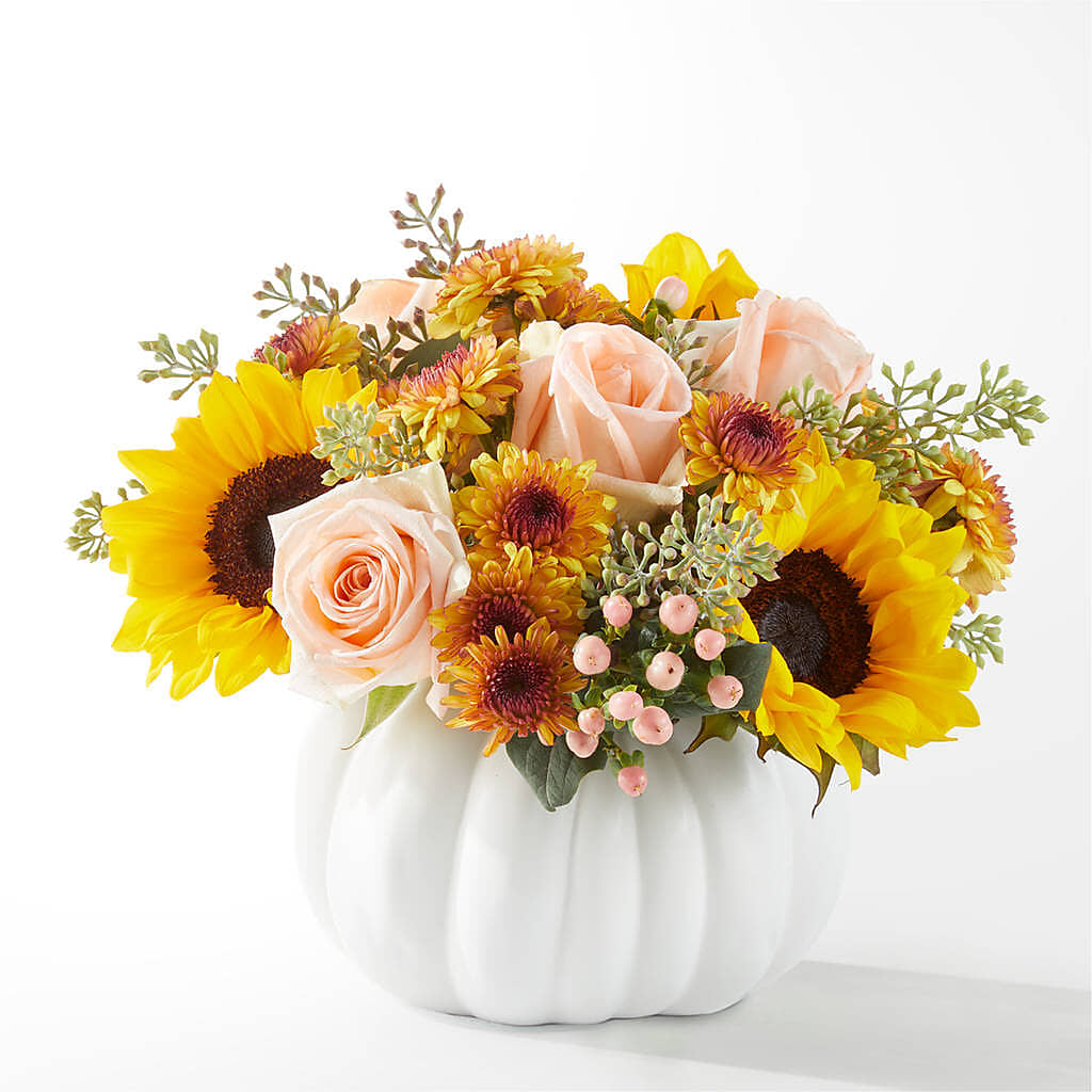 Pumpkin to Talk About Bouquet – MC INERNEY'S FLOWER SHOP & GREENHOUSE, Middletown CT