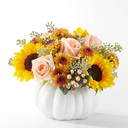 Pumpkin to Talk About Bouquet – MC INERNEY'S FLOWER SHOP & GREENHOUSE, Middletown CT