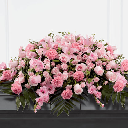 Garden of Comfort Casket Spray (Standard) – MC INERNEY'S FLOWER SHOP & GREENHOUSE, Middletown CT